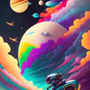 Moon Castle Illustration